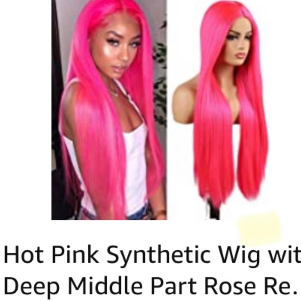 Hot Pink Wig